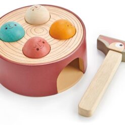Tender Leaf Toys - Woodpecker Game - Hammering Toy Set for Baby, Educational Toddler Toys Which Develops Fine Motor Skills- 18M+