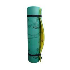 Aqua Lily Pad Original Floating Water Mat Island Float Layer FlexCore Green/Yellow Foam Raft, Made in The USA, 9 Foot