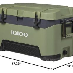 Igloo BMX Hard Coolers 72QT, Oil Green