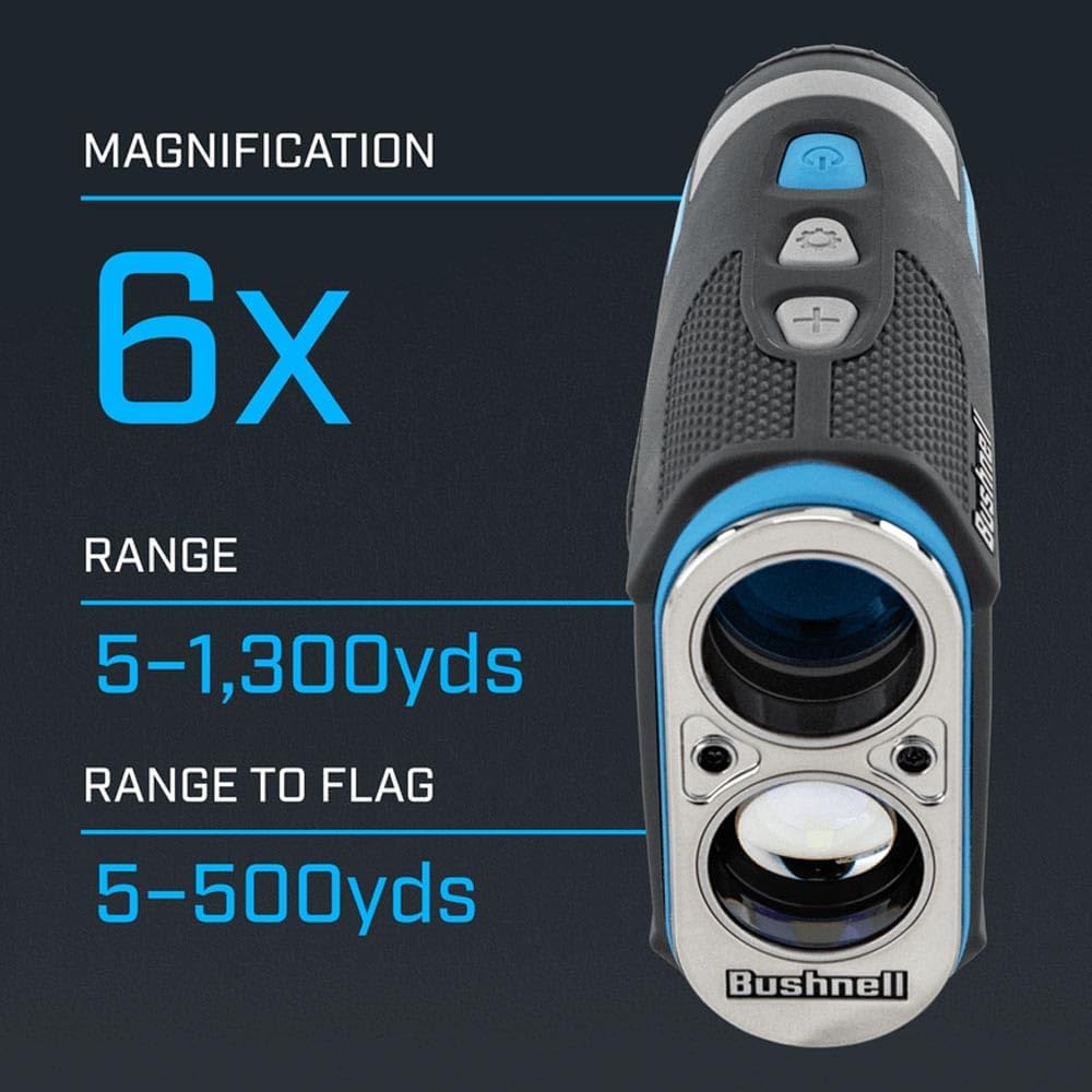 Bushnell Golf Tour Hybrid GPS Laser Rangefinder, Golf Towel Bundle