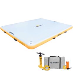 SOLSTICE 8-Person Classic Inflatable Dock, Floating Water Raft Platform, 10ft x 8ft
