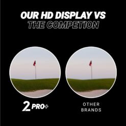 Blue Tees Golf - Series 2 Pro Plus + Laser Rangefinder with Slope Switch, 800 Yards Range