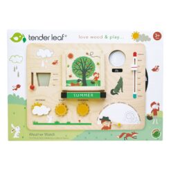 Tender Leaf Toys - Weather Watch - Educational Wooden Weatherboard for Kids Age 3+