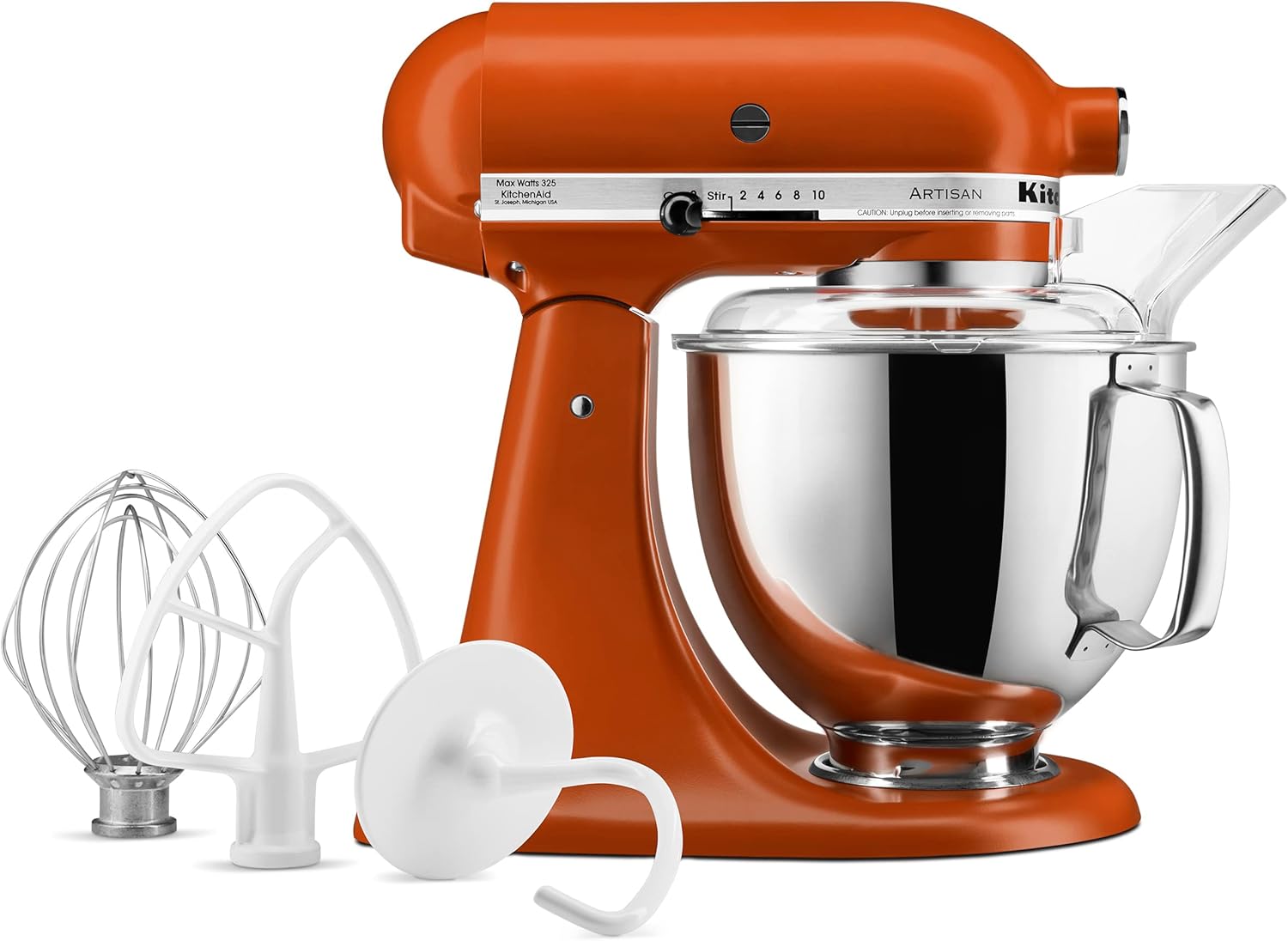 KitchenAid Artisan Series 5 Quart Tilt-Head Stand Mixer, Scorched Orange