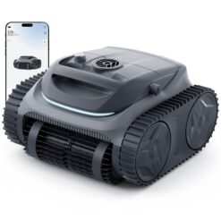 Bubot 700 C10 Pool Cleaner Robot, Cordless Pool Vacuum w/Superior Suction, Triple Motors, Space Grey