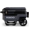 Igloo Trailmate Journey 70Qt Wheeled Cooler, Insulated Hard Shell Ice Chest, Carbonite