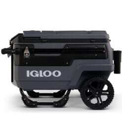 Igloo Trailmate Journey 70Qt Wheeled Cooler, Insulated Hard Shell Ice Chest, Carbonite