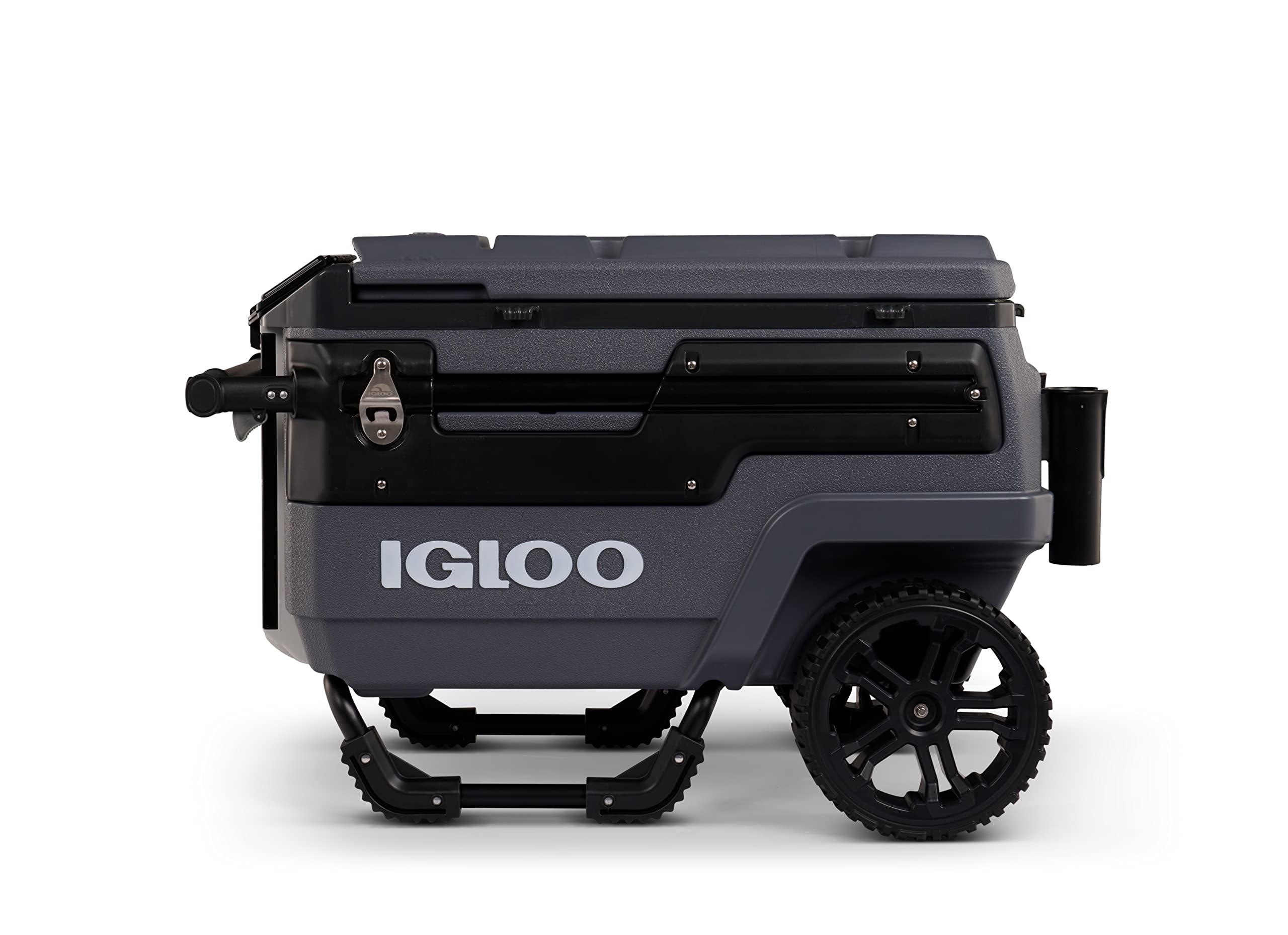 Igloo Trailmate Journey 70Qt Wheeled Cooler, Insulated Hard Shell Ice Chest, Carbonite