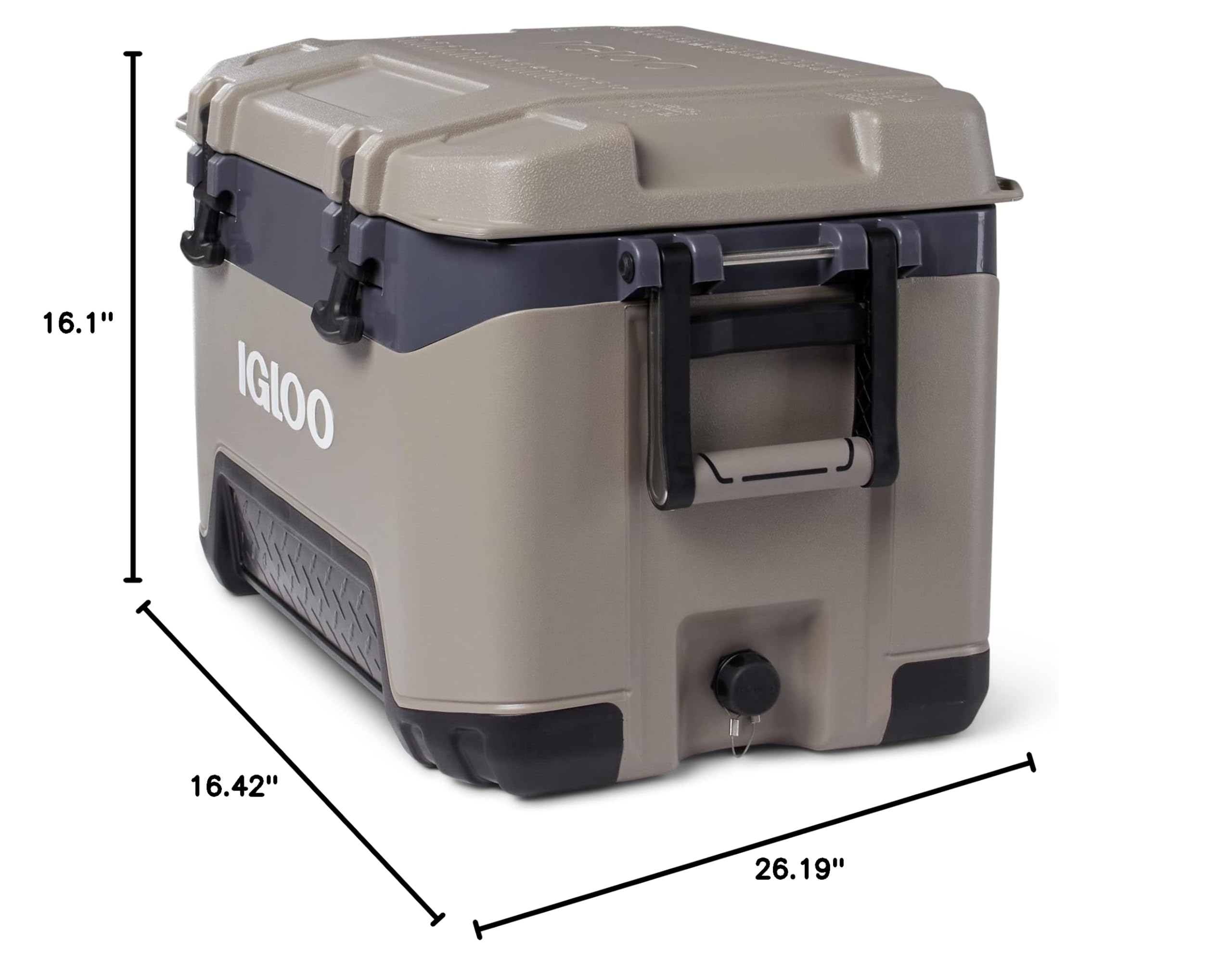 Igloo BMX Hard Coolers 52QT, Sandstone