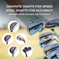 Precise M5 Men's Complete Golf Clubs Package Set, Left Hand
