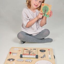 Tender Leaf Toys - Weather Watch - Educational Wooden Weatherboard for Kids Age 3+