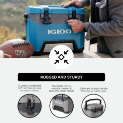 Igloo BMX Hard Coolers 25 QT, Gray