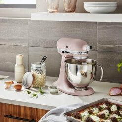 KitchenAid Artisan Series 5 Quart Tilt-Head Stand Mixer, Feather Pink