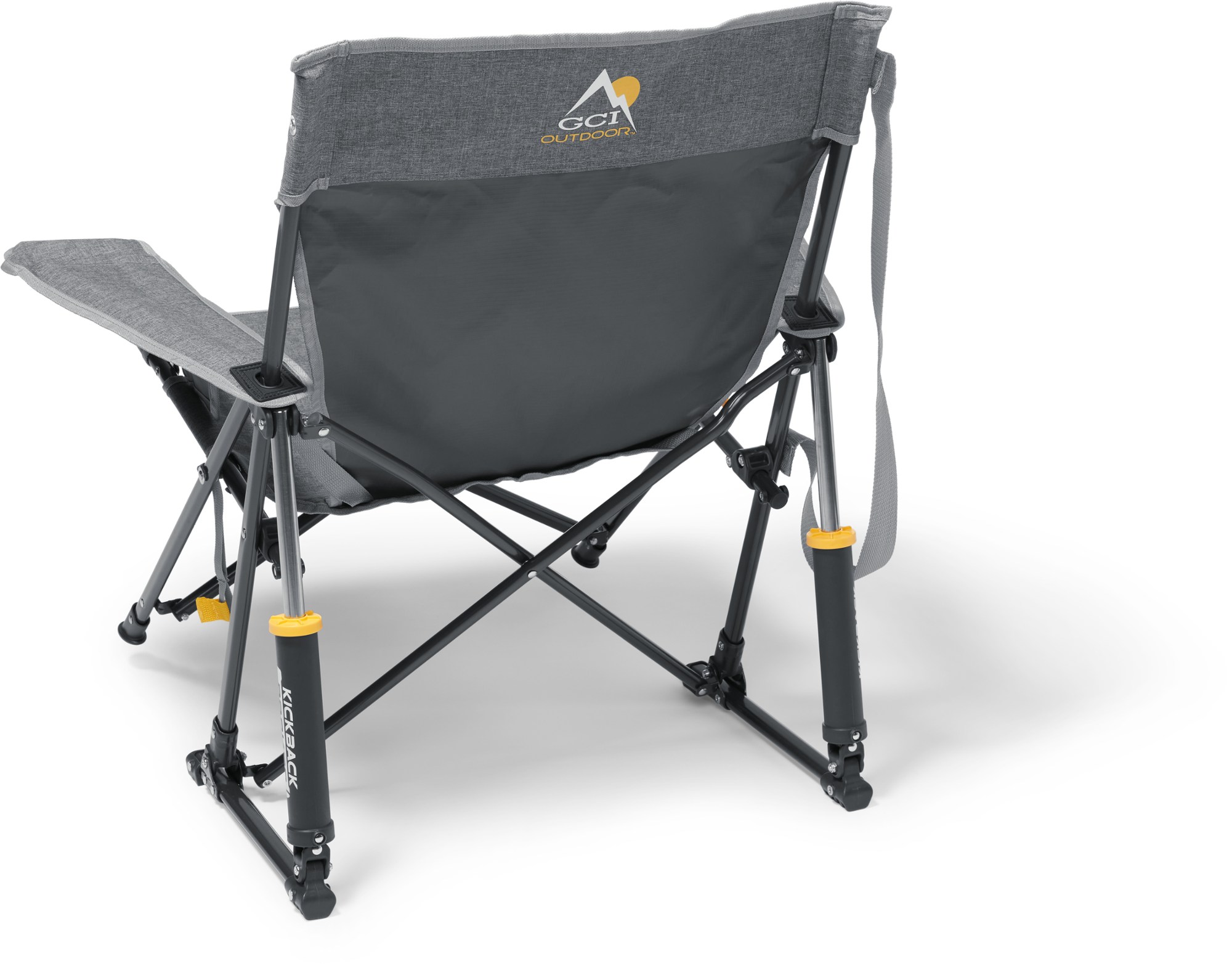 GCI Outdoor Kickback Rocker Chair, Pewter