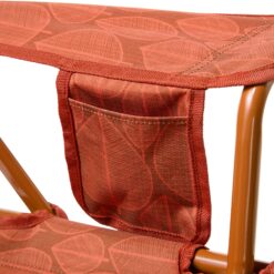 GCI Outdoor Kickback Rocker Chair, Leaf Print Rusted