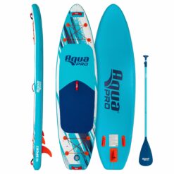 Aqua PRO Halcyon Sport Inflatable Stand-Up Paddleboard iSUP, Standard Design with Non-Slip EVA Deck, 10' 6"
