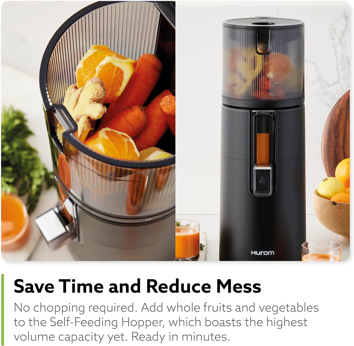 Hurom H400 Easy Clean Slow Juicer, White