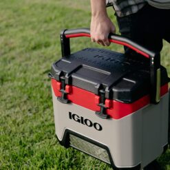 Igloo BMX Hard Coolers 25QT, Sandstone/Red