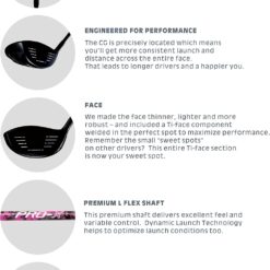Aspire PRO-X 16-Piece Womens Golf Club Set, Golf Clubs Women Right Handed, Regular & Petite Sizes