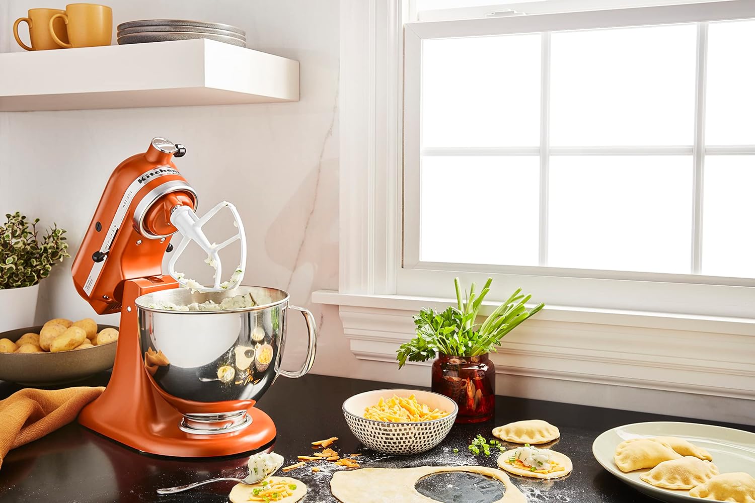 KitchenAid Artisan Series 5 Quart Tilt-Head Stand Mixer, Scorched Orange