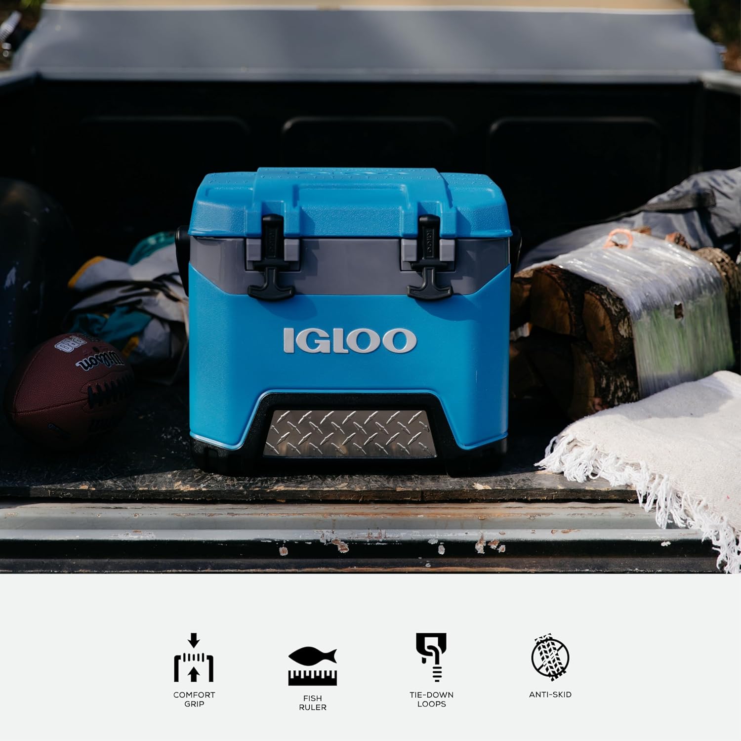Igloo BMX Hard Coolers 25QT, Green and Orange