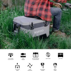 Igloo BMX Hard Coolers 52QT, Gray