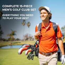 Precise M5 Men's Complete Golf Clubs Package Set, Left Hand