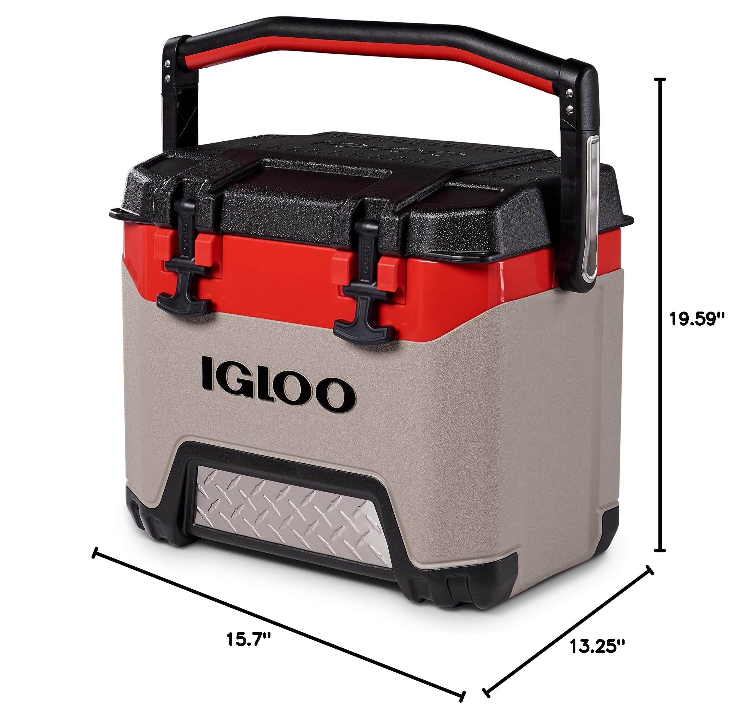 Igloo BMX Hard Coolers 25QT, Sandstone/Red