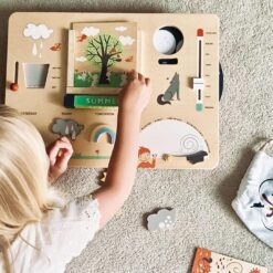 Tender Leaf Toys - Weather Watch - Educational Wooden Weatherboard for Kids Age 3+