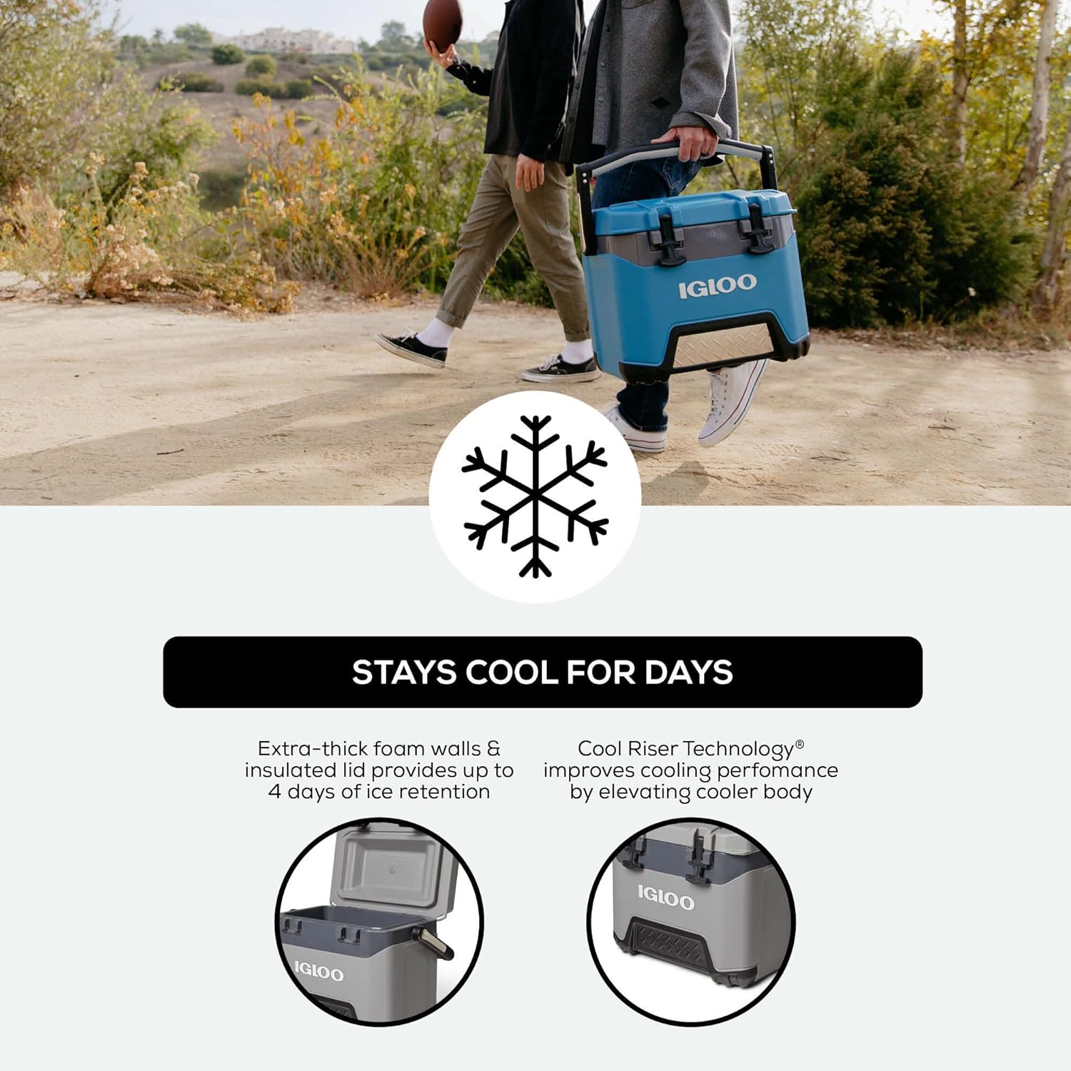Igloo BMX Hard Coolers 25 QT, Gray