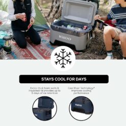 Igloo BMX Hard Coolers 52 QT, Rugged Blue