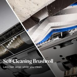 BISSELL Powerclean Furguard Self-Standing Cordless Vacuum w/Self-Cleaning Brush Roll, LED FurFinder Headlights, and Upholstery Tool
