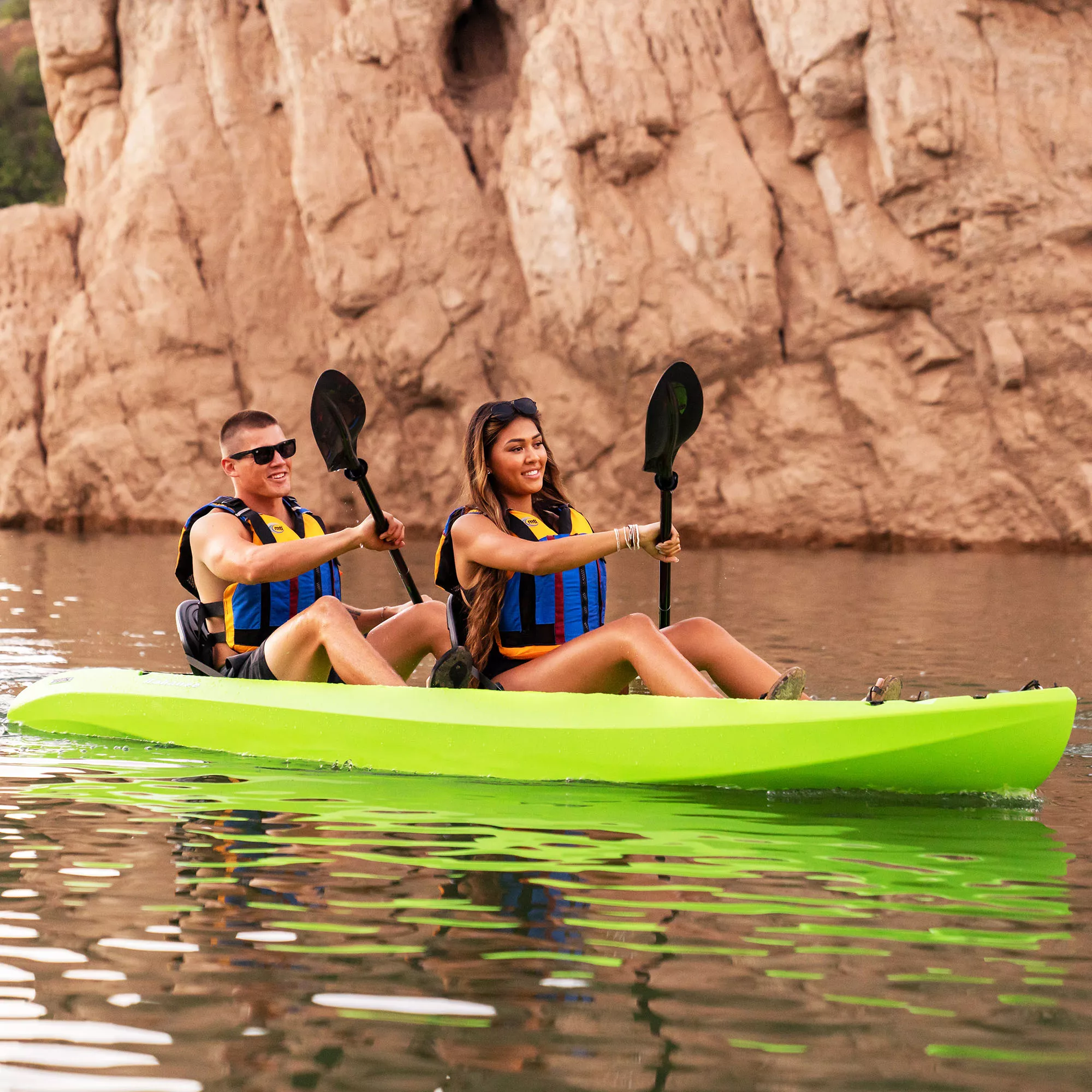 Lifetime Kokanee Tandem Angler Kayak, Lime Green