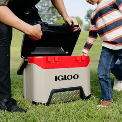 Igloo BMX Hard Coolers 25QT, Sandstone/Red