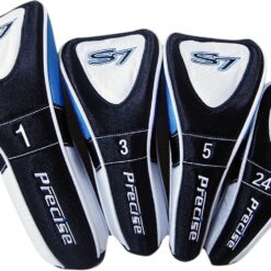 PRECISE 18 Piece Complete Men’s Golf Club Set with Titanium Driver, Men’s Golf Clubs Full Set Right Hande, Regular Size, Blue