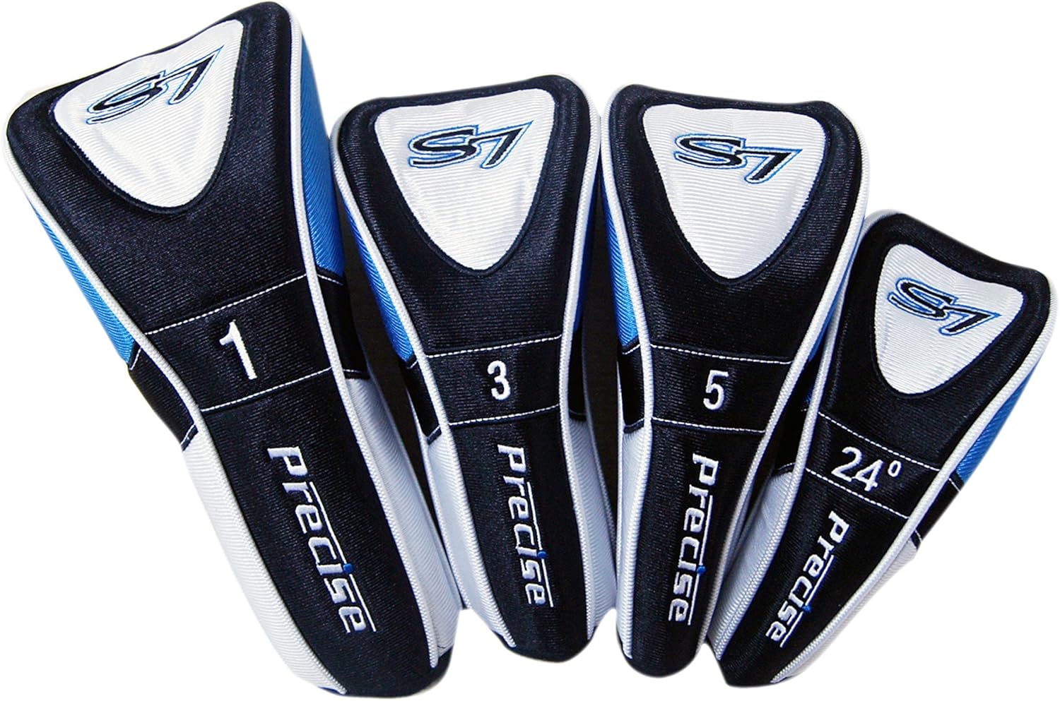 PRECISE 18 Piece Complete Men’s Golf Club Set with Titanium Driver, Men’s Golf Clubs Full Set Right Hande, Regular Size, Blue