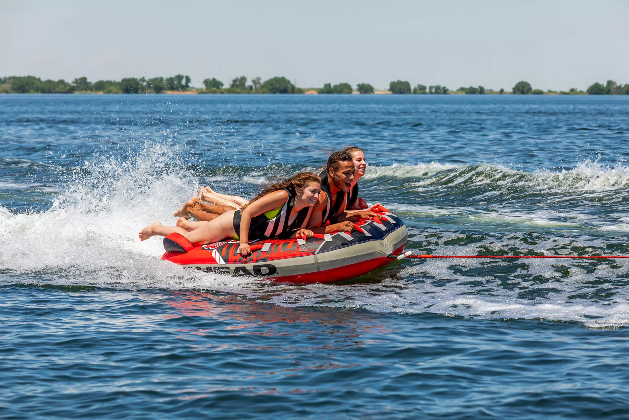 Airhead G-Force 3-Person Towable Tube, Red/Black