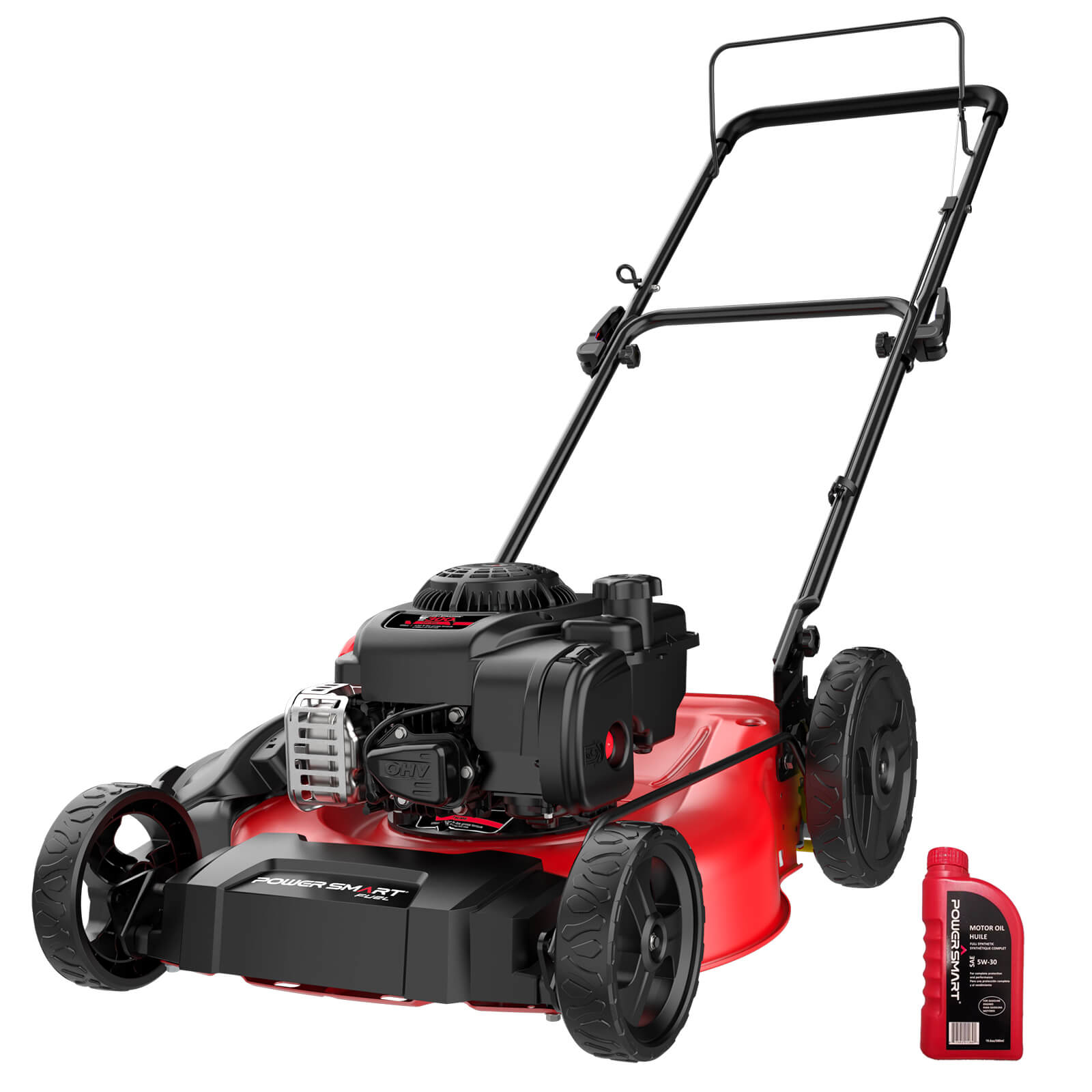 Powersmart 21" 125cc Gas Push 2-1 Lawn Mower w/ Briggs & Stratton 300E Engine B8721C