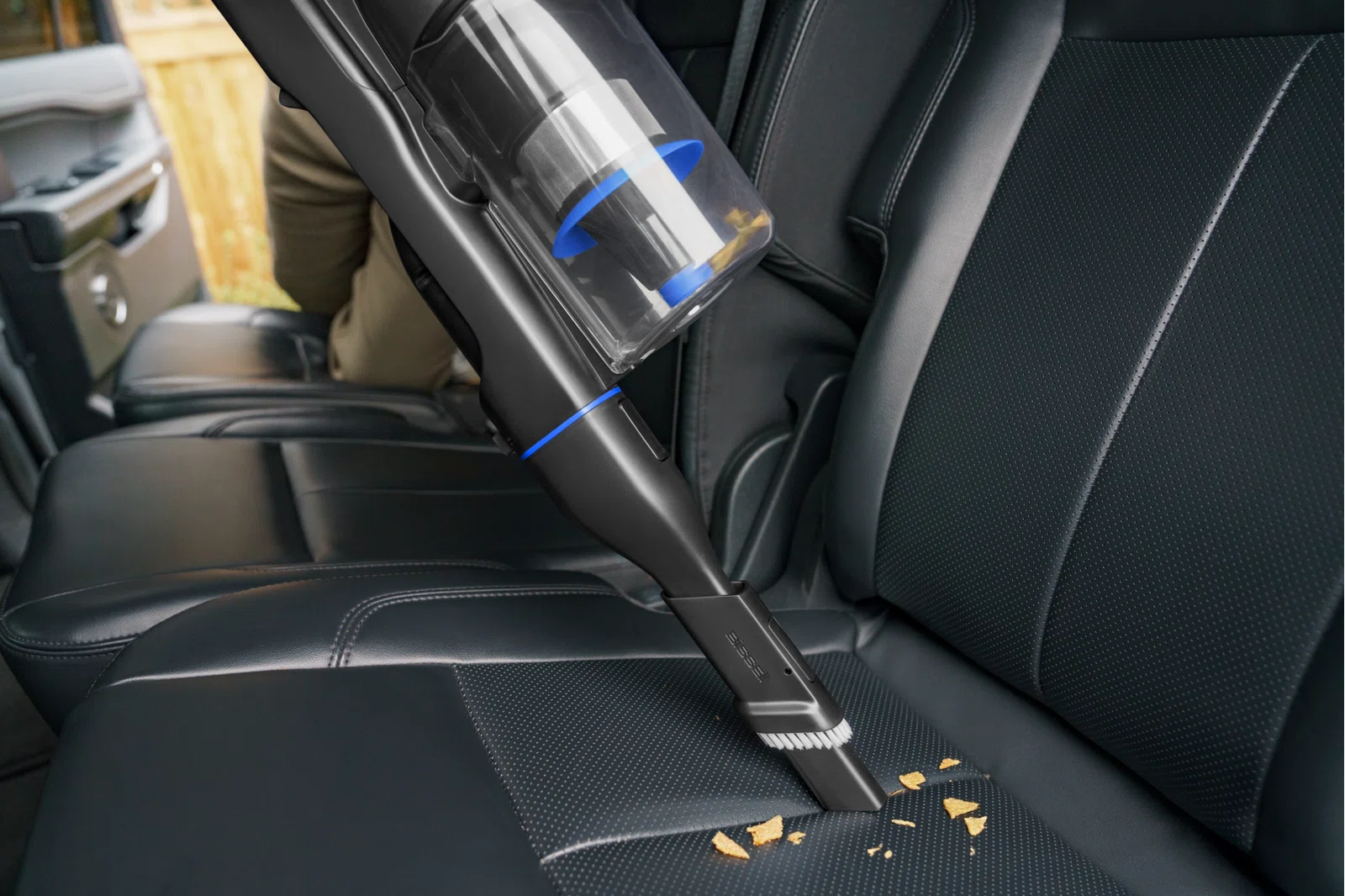 BISSELL PowerClean FurFinder Self-Standing Cordless Vacuum w/FurFinder Headlights, Tangle Free Brush Roll, and Pet Upholstery Tool