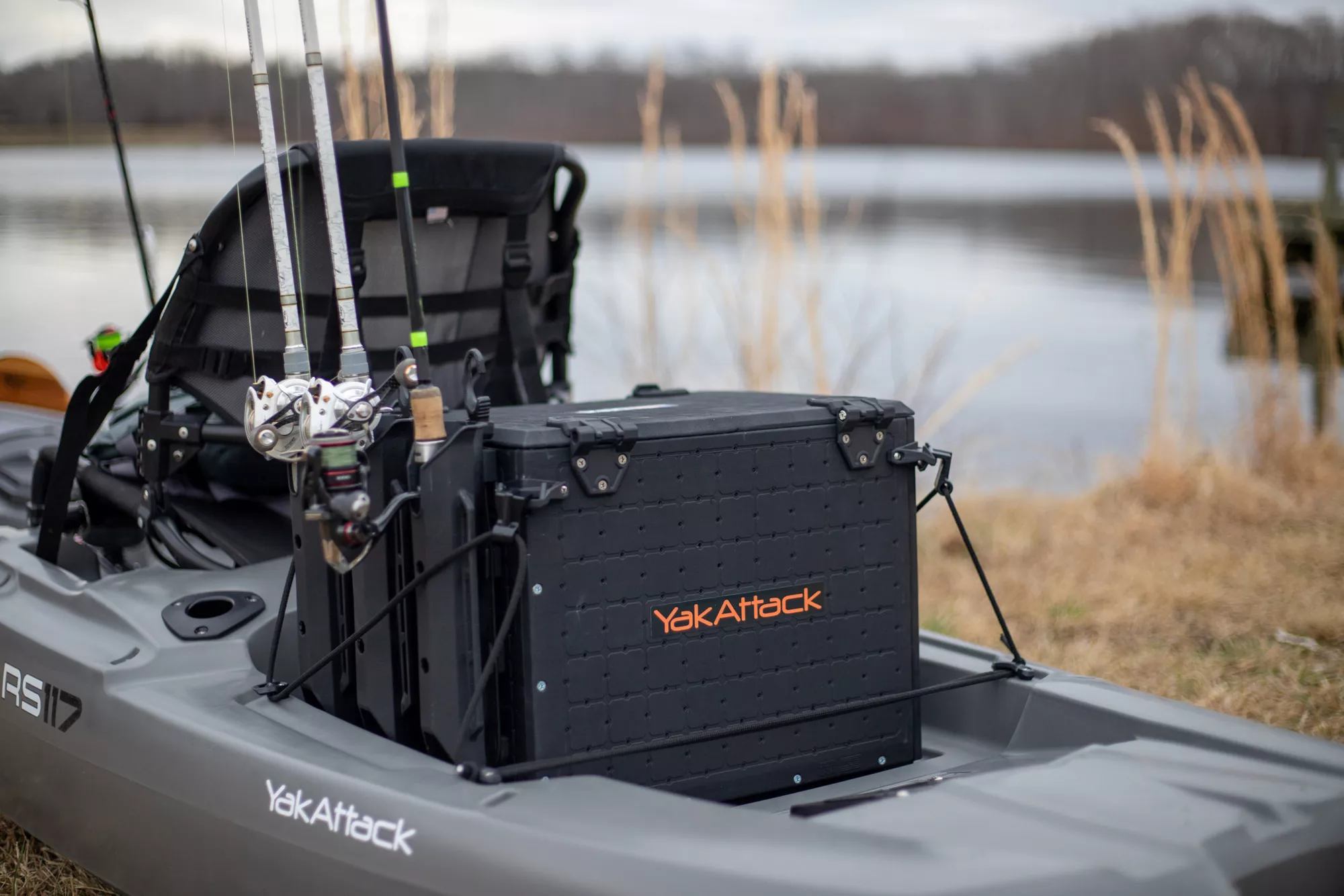 YakAttack BlackPak Pro Kayak Fishing Crate - 13" x 16"