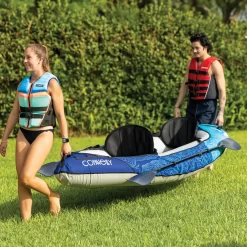 Connelly Nautic 11.5 Inflatable Tandem Kayak, Blue/White