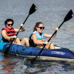 Connelly Nautic 11.5 Inflatable Tandem Kayak, Blue/White