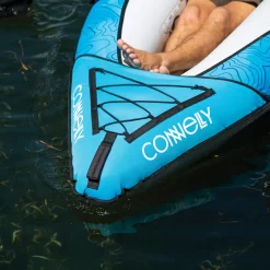 Connelly Nautic 9.5 Solo Rider Inflatable Kayak, Blue/White