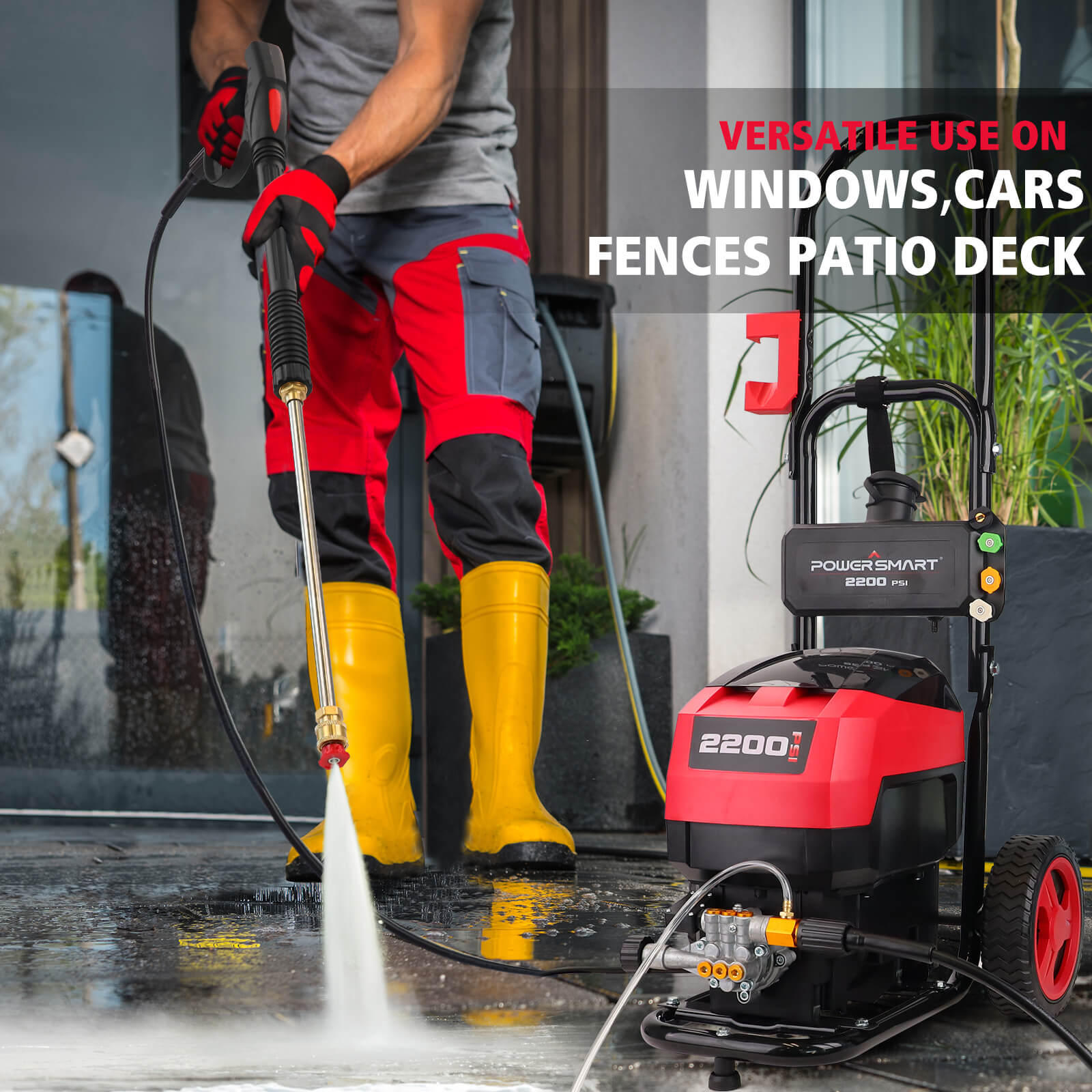 Powersmart 2200PSI 1.2GPM Electric Pressure Washer DB1001