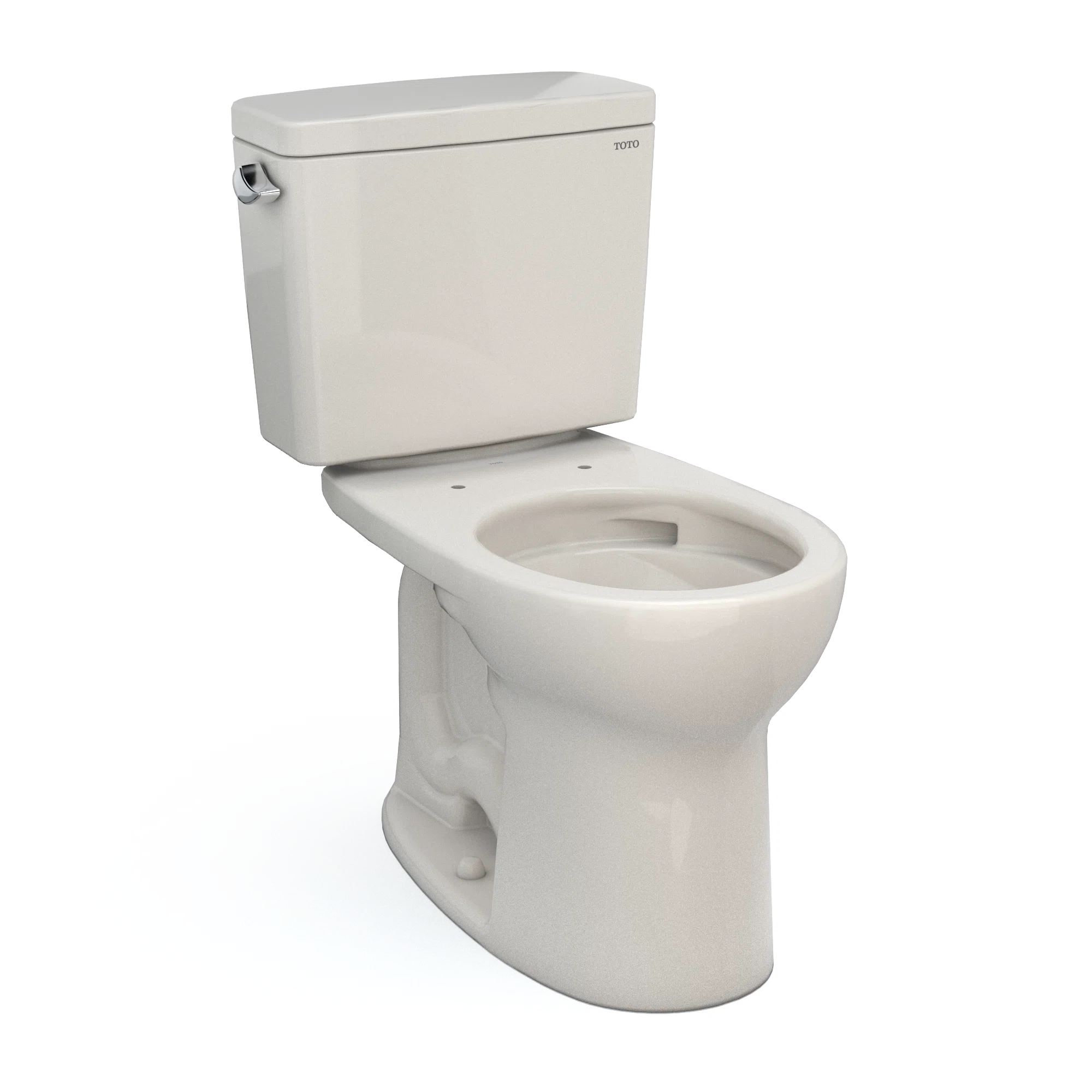 TOTO CST775CSFG#12 Drake 1.6 GPF Round Two-Piece Toilet with Tornado Flush (Seat Not Included)
