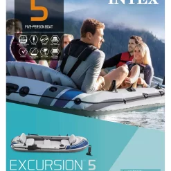 Intex Excursion 5 Inflatable Boat Set