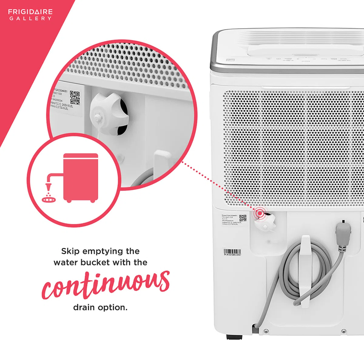 Frigidaire 50 Pint Dehumidifier With Wifi