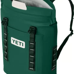 YETI Hopper M12 Series Backpack Soft Sided Coolers with MagShield Access, Black Forest Green