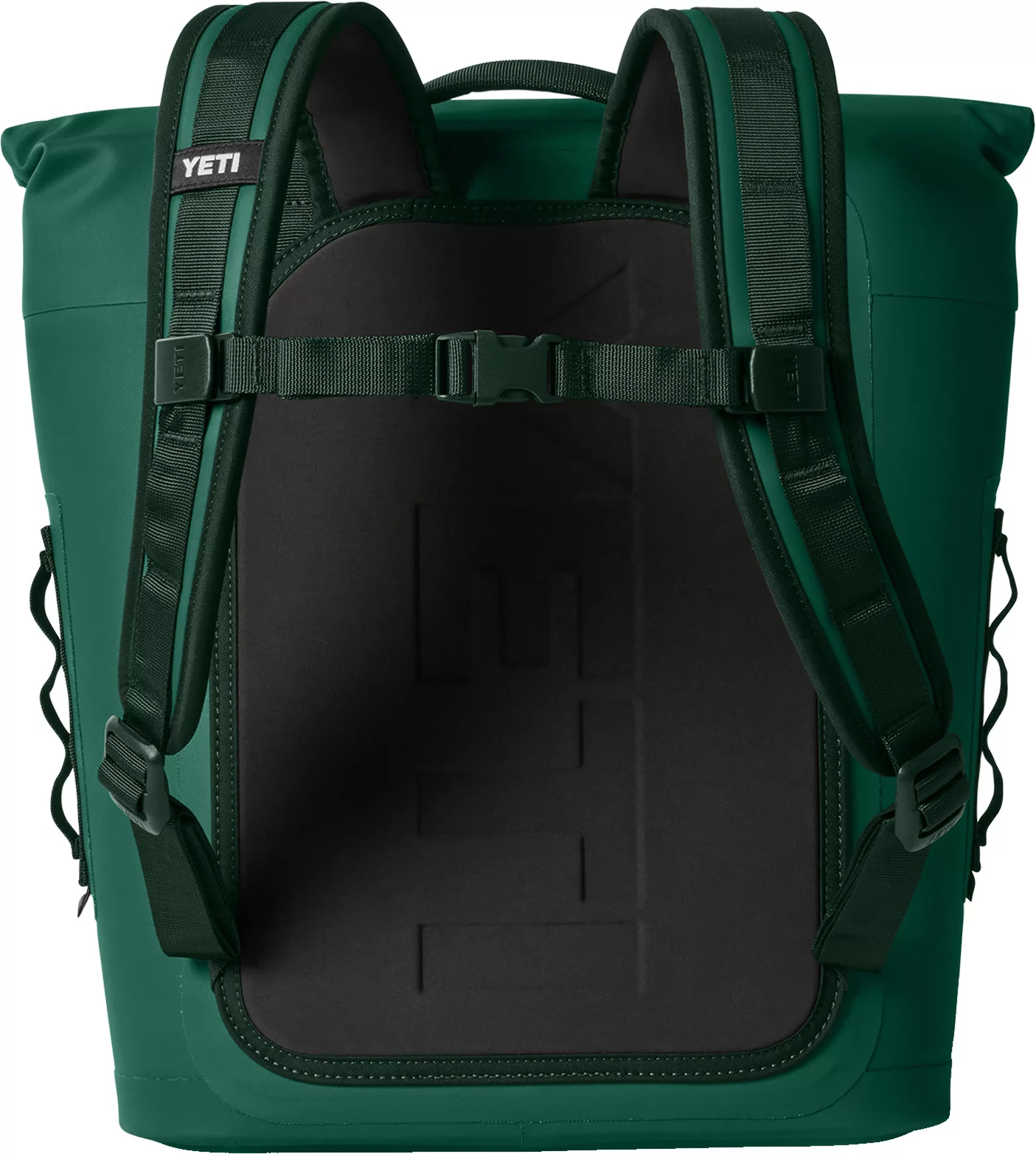 YETI Hopper M12 Series Backpack Soft Sided Coolers with MagShield Access, Black Forest Green
