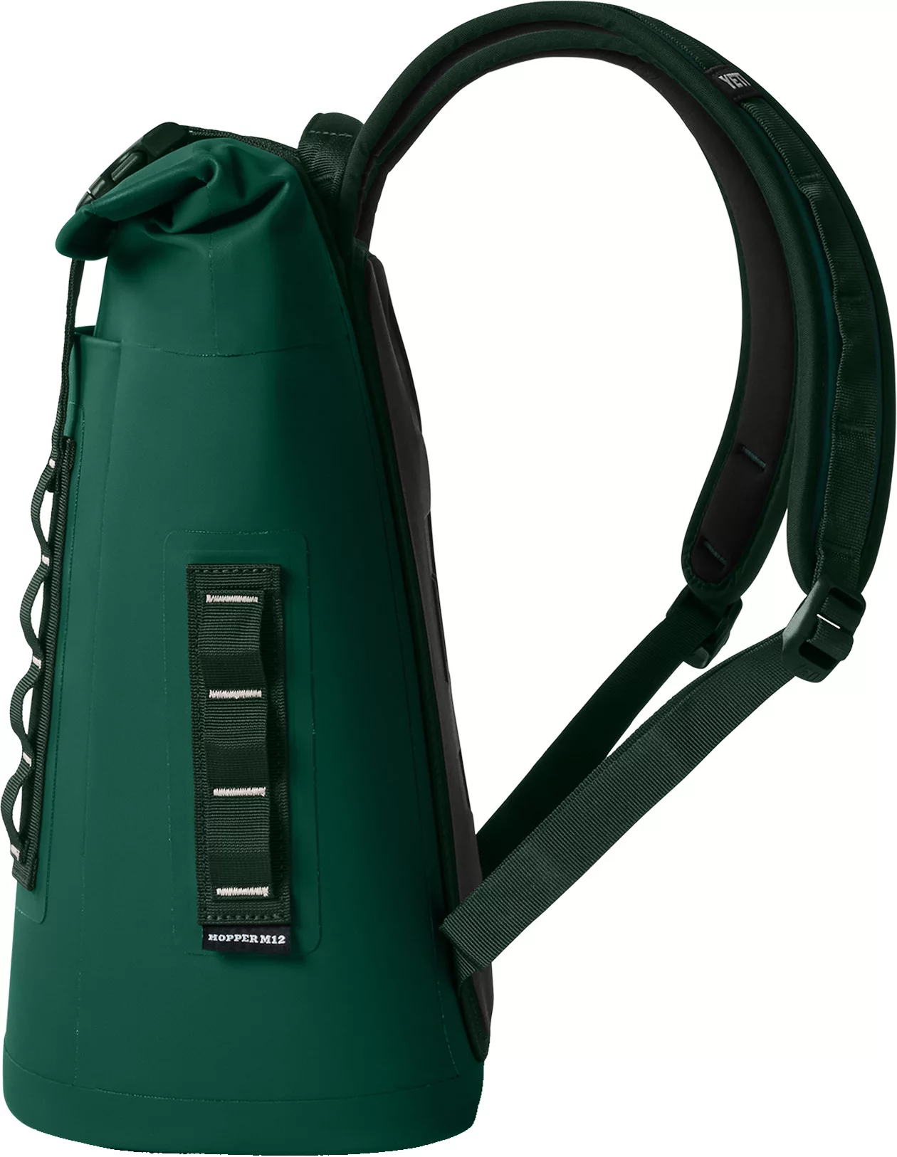 YETI Hopper M12 Series Backpack Soft Sided Coolers with MagShield Access, Black Forest Green